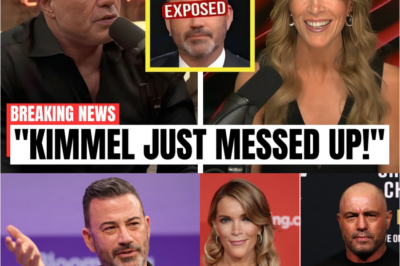 🚨 Jimmy Kimmel LEFT STUNNED as Joe Rogan & Megyn Kelly CALL Him OUT Live — Smirks Fade, the Studio Tenses, Awkward Silence Takes Over, and a Brutal On-Air Confrontation Turns the Tables, Exposing Cracks in Late-Night Comedy and Igniting a Viral Media Firestorm