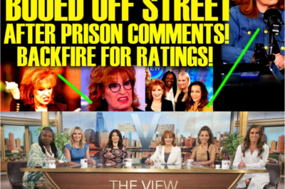 🚨 ON-AIR DISASTER: “The View” hosts reportedly booed off the street after controversial prison comments backfired, sparking public outrage and media frenzy. Ratings reportedly plunge further as social media erupts, insiders scramble to contain the fallout, and critics question whether the show can recover from this unprecedented backlash.