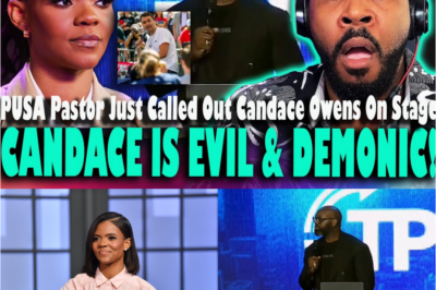 🚨 “SHE’S EVIL & DEMONIC!” TPUSA Faith Pastor PUBLICLY ACCUSES Candace Owens of DARK DEEDS LIVE ON STAGE — Crowd SHOCKED as Owens Faces Unprecedented Spiritual and Moral ATTACK, Leaving Conservative Circles in Total CHAOS! Fans and Critics React in Disbelief to the Explosive Confrontation.