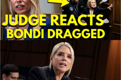 🔥 “Courtroom ERUPTS After Pam Bondi’s Explosive Clash With the Judge — Chaos Forces Her Sudden Removal as Spectators Gasp!”