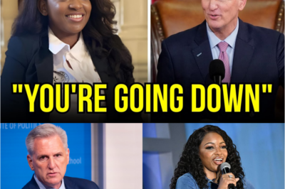 “Kevin McCarthy INTERRUPTS Jasmine Crockett on Live TV — but the moment he cuts her off, she fires back with a single devastating line that obliterates his talking points, freezes the entire room, and leaves viewers scrambling to replay what EXACTLY she said that shut him down instantly.”