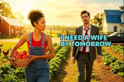 “I need a wife by tomorrow,” said the billionaire. “Then you’ll have to live on my ranch.”