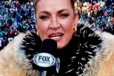 Erin Andrews Sets Off Social Media Firestorm With Her Outfit Choice For Eagles-49ers Wild Card Game [PHOTOS]