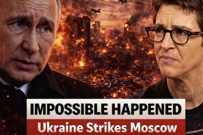 MOSCOW IN FLAMES as Putin Signals “Withdraw” — Massive Strike Hits Russia’s Capital | Rachel Maddow