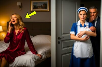 The night was silent, but the man’s heart pounded as the maid pushed open the door.