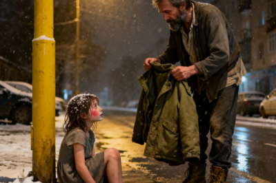 On a Freezing Night, He Gave His Only Coat to a Little Girl… By Morning, Everything Had Changed