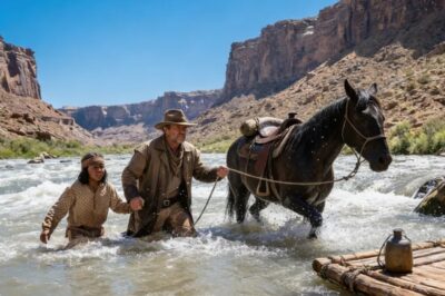 The Rancher Helped an Apache Boy Save His Horse From the River — What Followed Wasn’t Gratitude