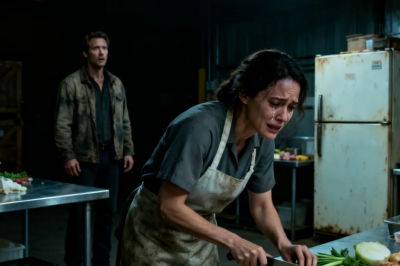 The disguised owner quietly inspected the restaurant at 3 a.m. and found the waitress chopping vegetables alone in the cold kitchen