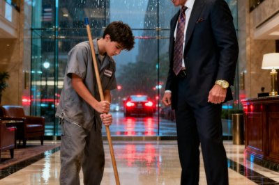 The arrogant millionaire openly mocked the doorman in the middle of the luxurious building’s lobby