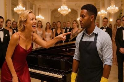 If you can play this piano, I’ll marry you! — Billionaire ridiculed; Black janitor plays like a genius—but then something unexpected happened.