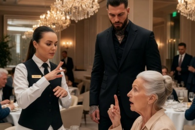 The timid waitress merely bowed as usual, but upon realizing the mafia boss’s mother couldn’t hear