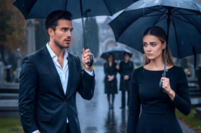 The mafia boss stood silently before the coffin of his deceased fiancée when the funeral doors suddenly opened