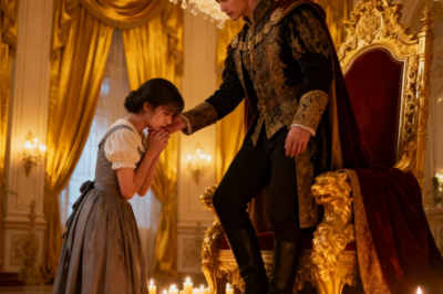 “I am merely a servant,” she said, lowering her head to avoid the gaze of everyone in the opulent hall