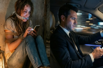 Trembling, she typed the message, “He’s locked me in the basement,” in the cold darkness